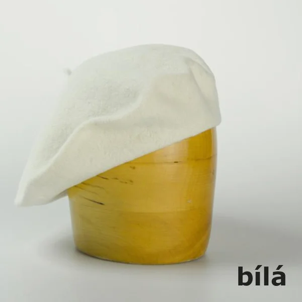 Dámský vlněný baret 10,5´