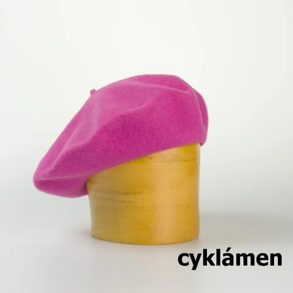 Dámský vlněný baret 10,5´