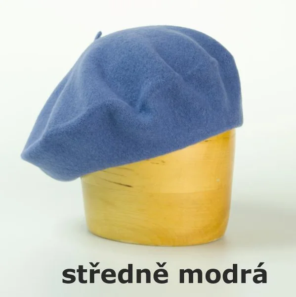 Dámský vlněný baret 10,5´