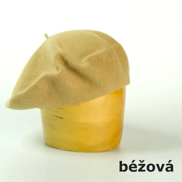 Dámský vlněný baret 10,5´