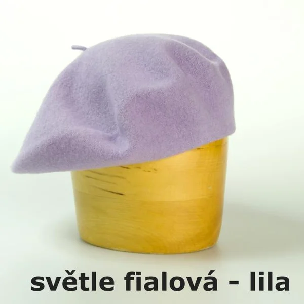 Dámský vlněný baret 11,5´