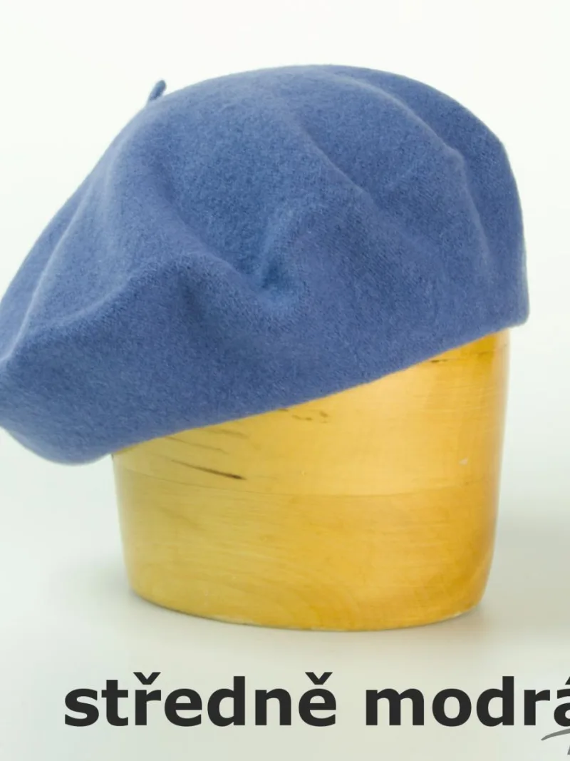 Dámský vlněný baret 11,5´