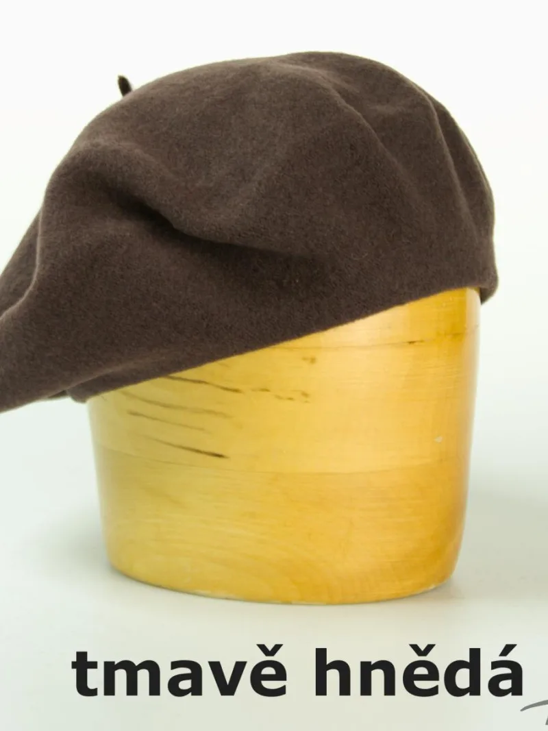 Dámský vlněný baret 11,5´