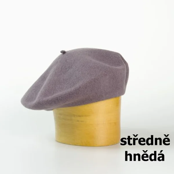Dámský vlněný baret 11,5´
