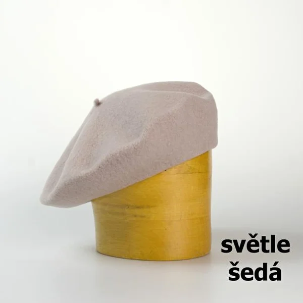 Dámský vlněný baret 11,5´
