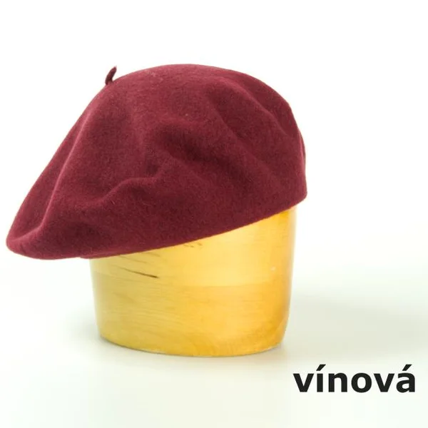 Dámský vlněný baret 11,5´