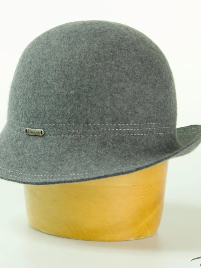 Damen-Wollhut mit kleiner Krempe