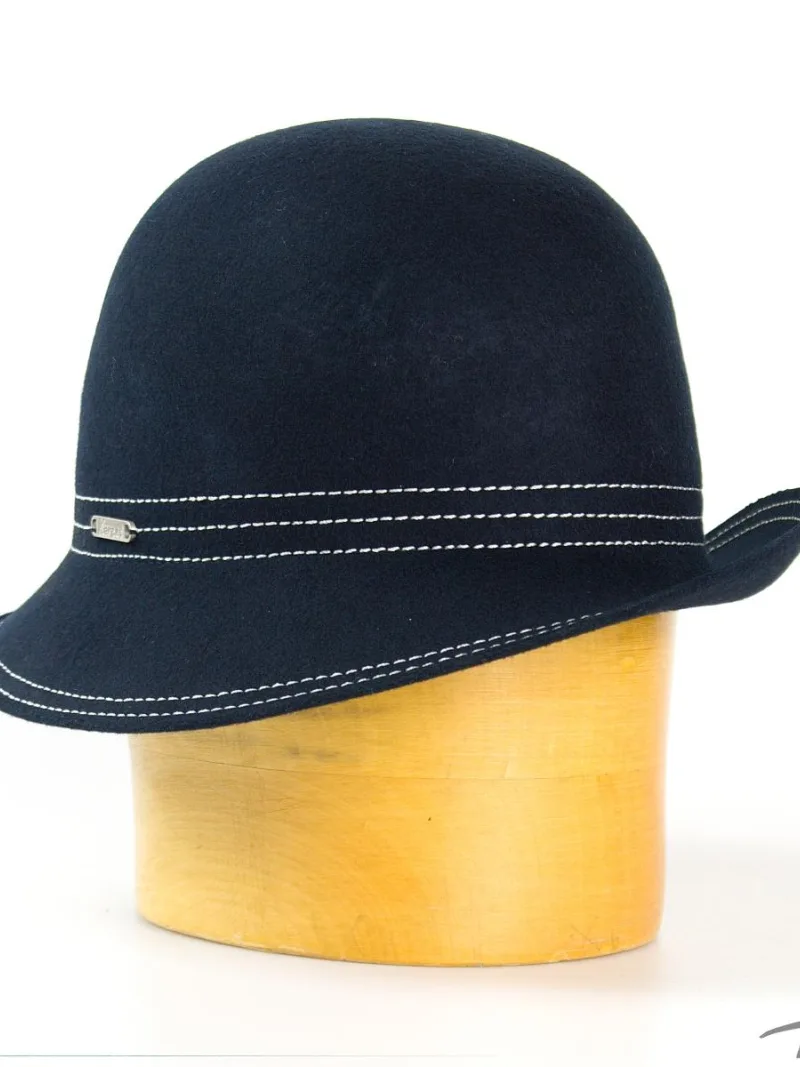 Damen-Wollhut mit kleiner Krempe
