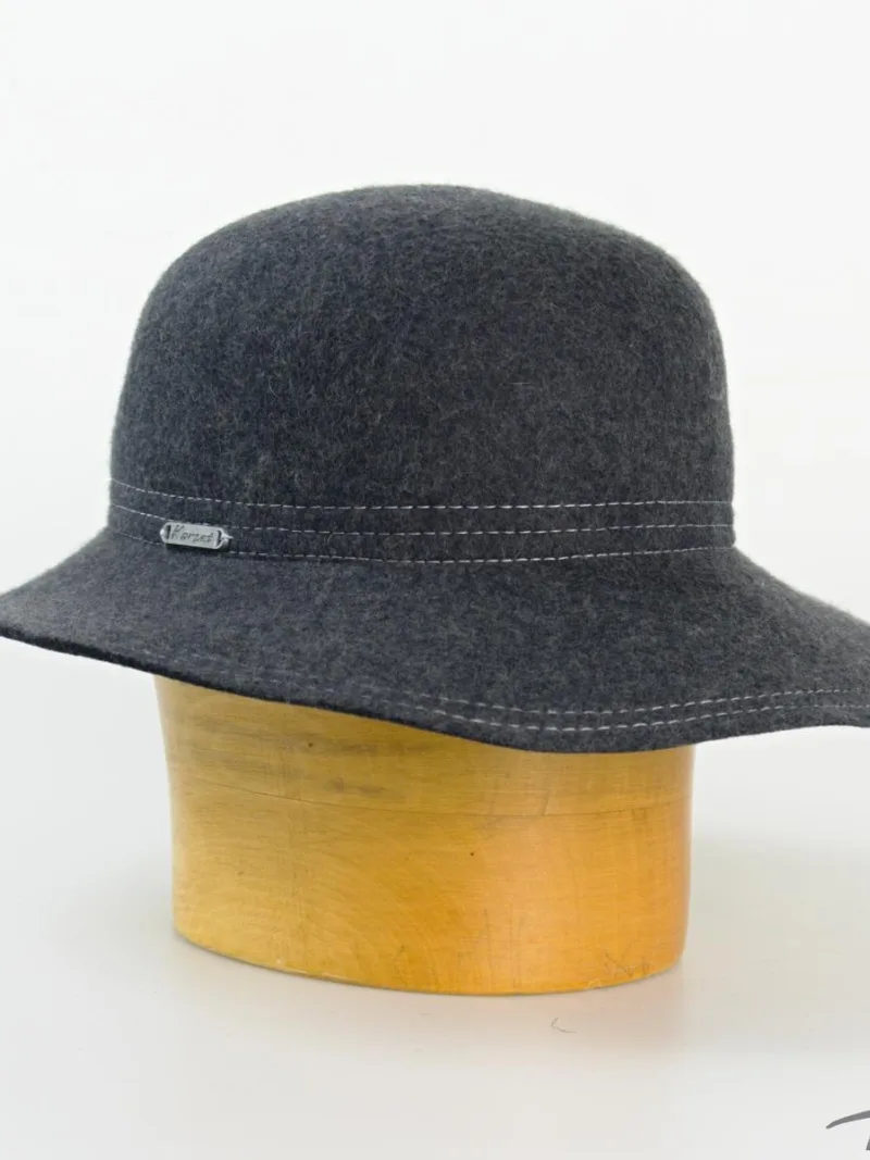 Damen-Wollhut mit mittlerer Krempe
