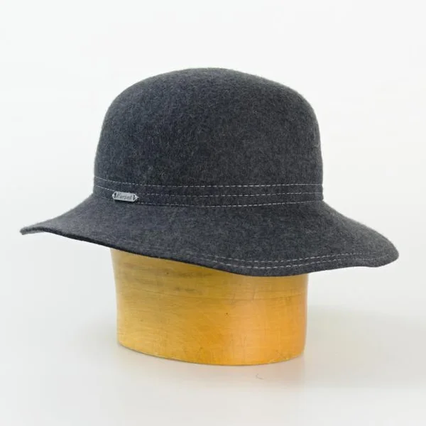 Damen-Wollhut mit mittlerer Krempe
