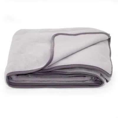 Wolldecke Cashmere style Silver