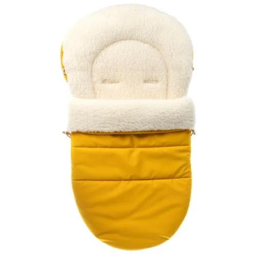 Kinderfußsack mit Schafwolle für den Kinderwagen