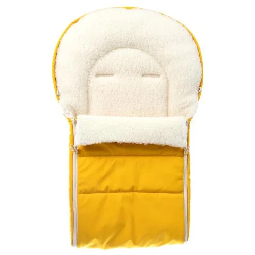 Kinder-Fußsack mit Schafwolle sportlich Mix