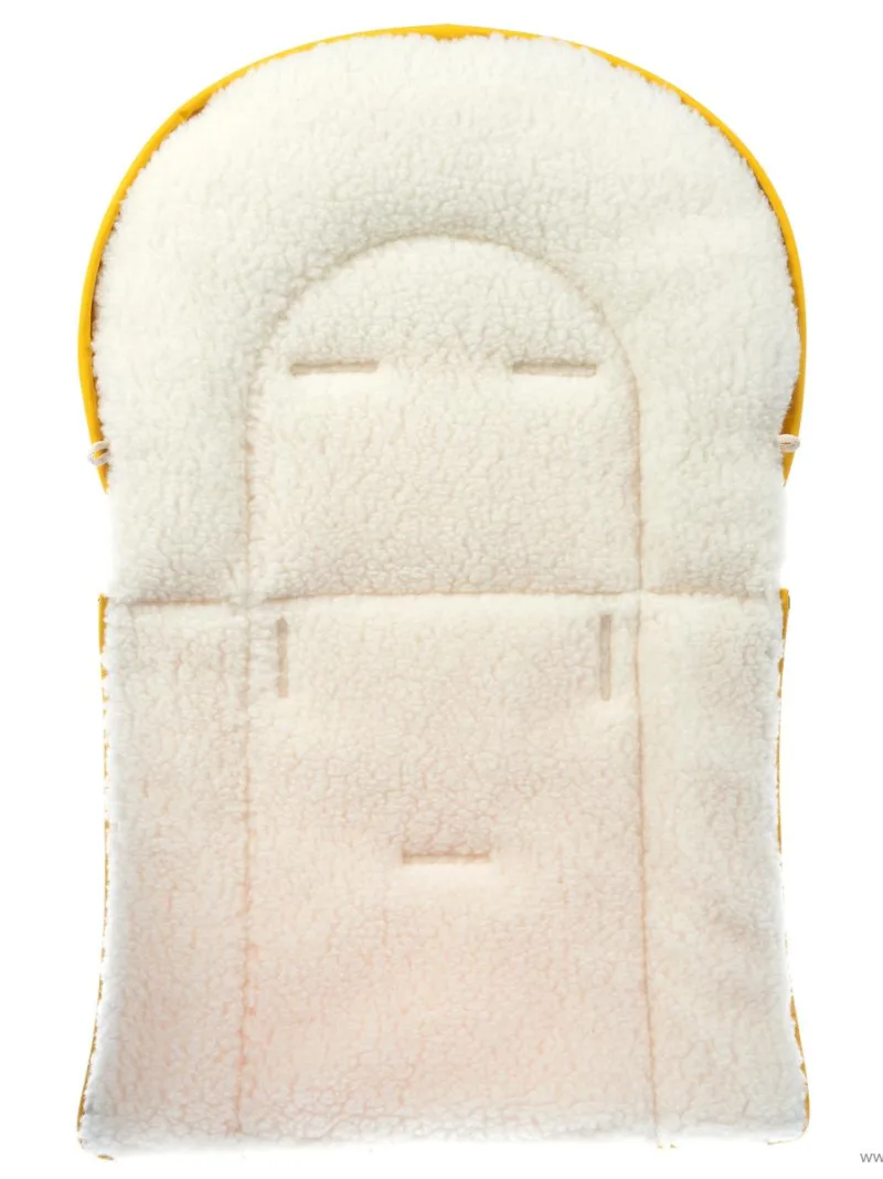 Kinder-Fußsack mit Schafwolle sportlich Mix