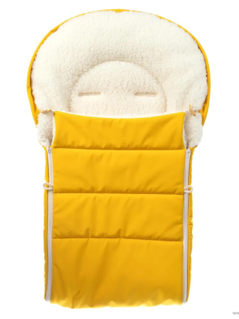 Kinder-Fußsack mit Schafwolle sportlich Mix