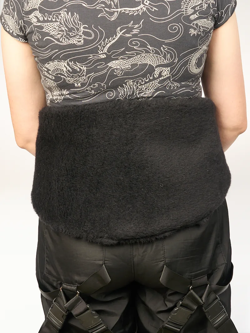 Nierenwärmer ACTIVE Merino Noir