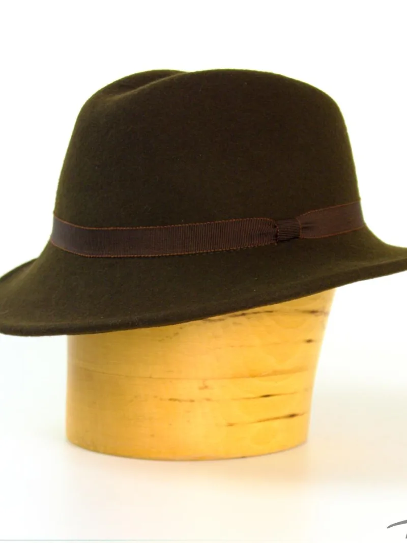 Herren-Wollhut mit Ripsband