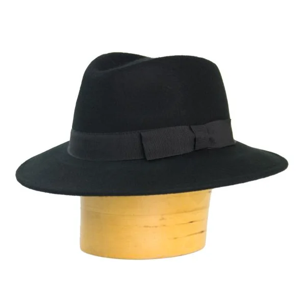 Herren-Wollhut mit Ripsband