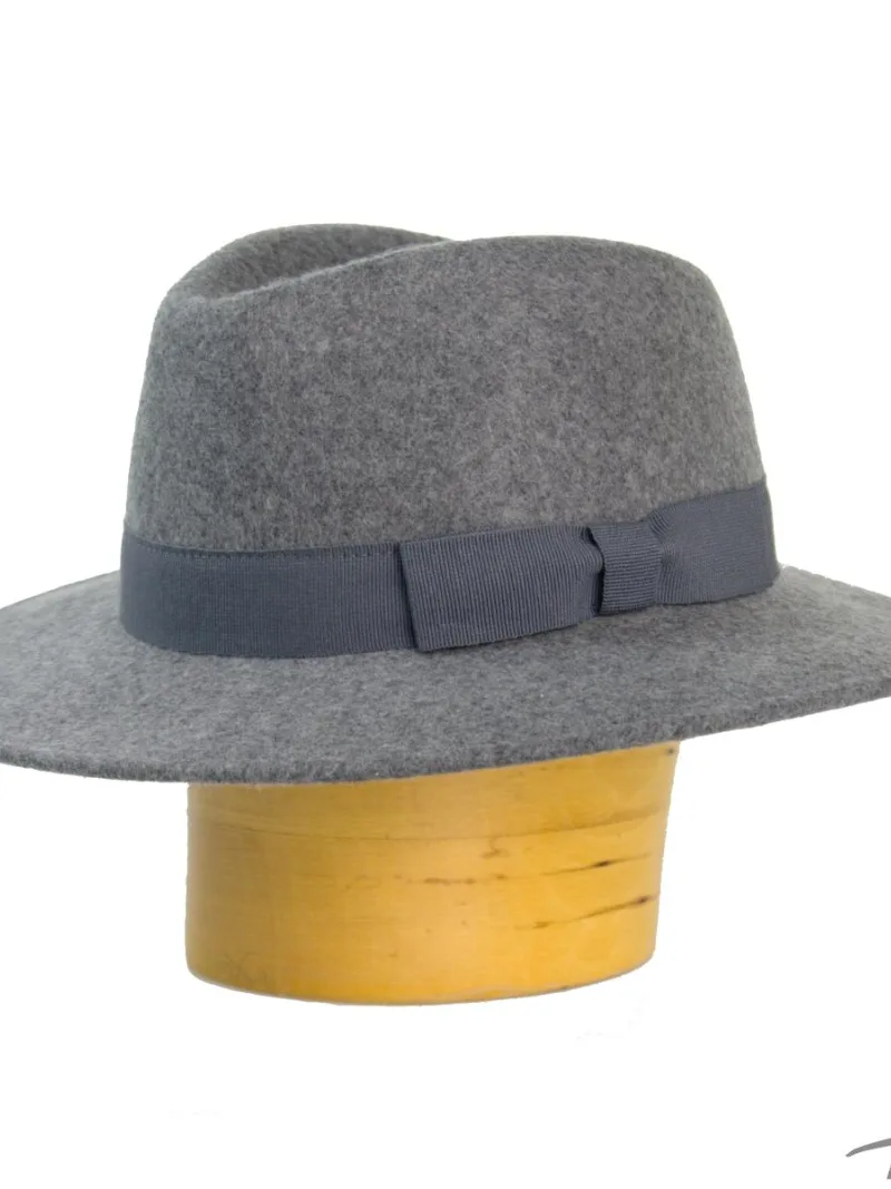 Herren-Wollhut mit Ripsband