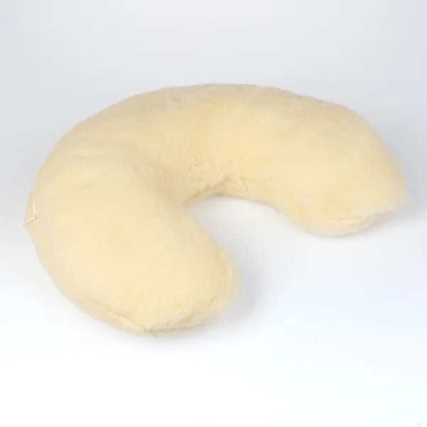 Pohankový polštář podkova merino přírodní