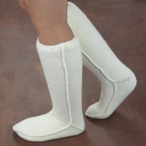Vlnené elastické podkolienky Merino