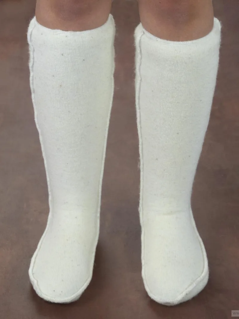 Vlnené elastické podkolienky Merino