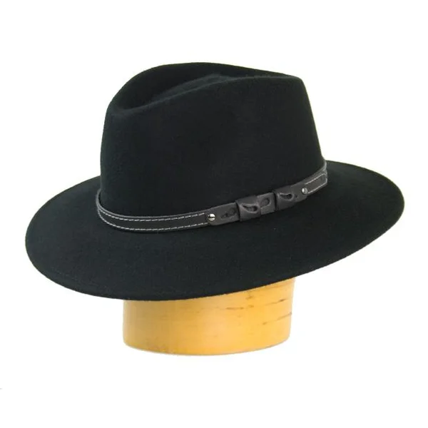 Herren-Wollhut mit Lederband