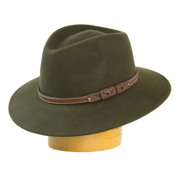 Herren-Wollhut mit Lederband
