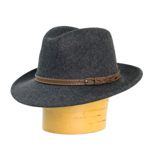 Herren-Wollhut mit Lederband