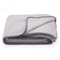 Wollwolldecke Cashmere style Silver