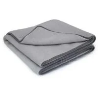 Vlněná deka Cashmere style Silver dvouvrstvá