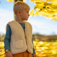 Kinderweste aus Merinowolle