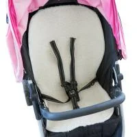 Woll-Kinderwagenauflage Merino ganzjährig