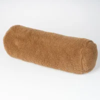 Buchweizen-Nackenrollenkissen Merino Camel 20