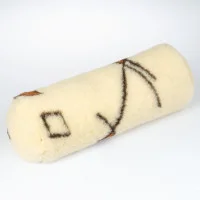 Buchweizen-Nackenrollenkissen Merino Hit