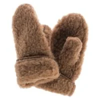 Schafwollhandschuhe braun